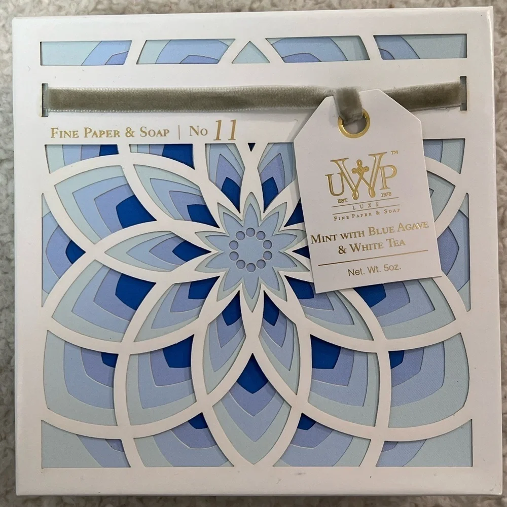 UWP Up with Paper Artisan Crafted LUXE Fine Soap w/ Shea Butter Boxed Soap Trio